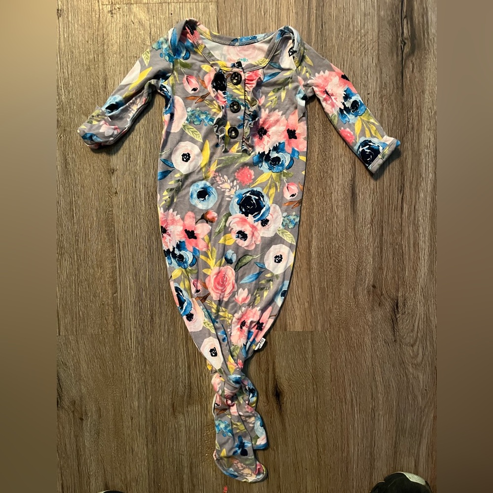 Newborn bamboo gown